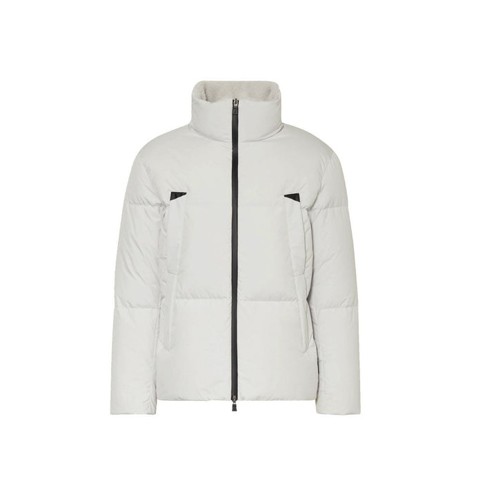 Herno 100% Polyester (shell); 80% down down jacket in white