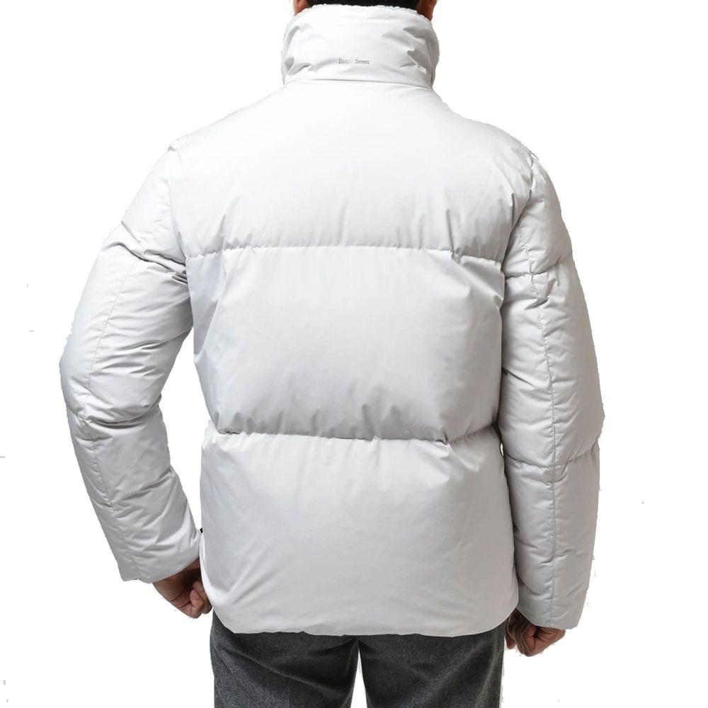Herno 100% Polyester (shell); 80% down down jacket in white — view 3