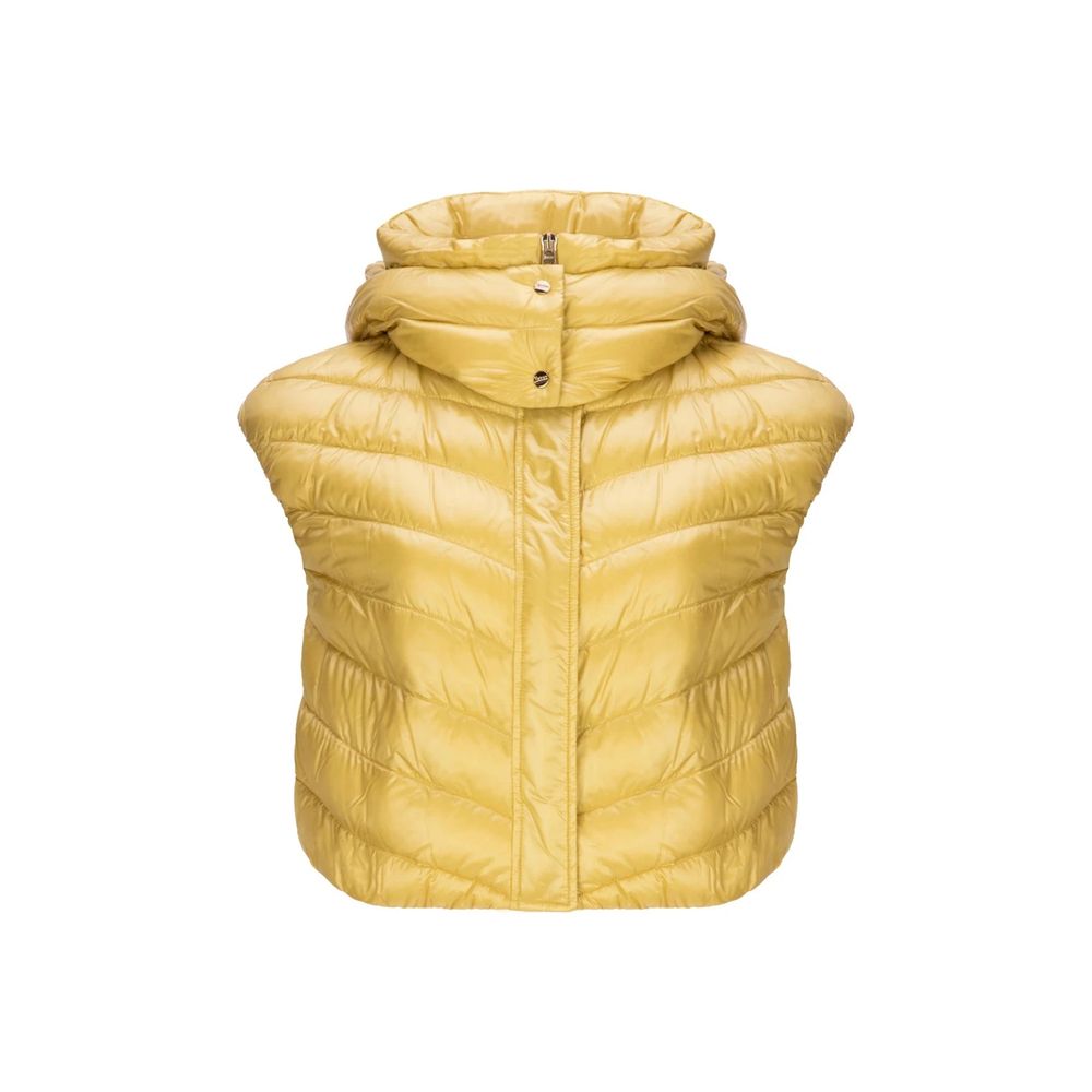 Herno 100% Polyamide; padding: 90/10 goose down and feathers vest in yellow