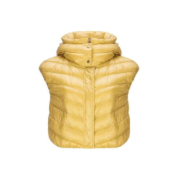 Herno 100% Polyamide; padding: 90/10 goose down and feathers vest in yellow