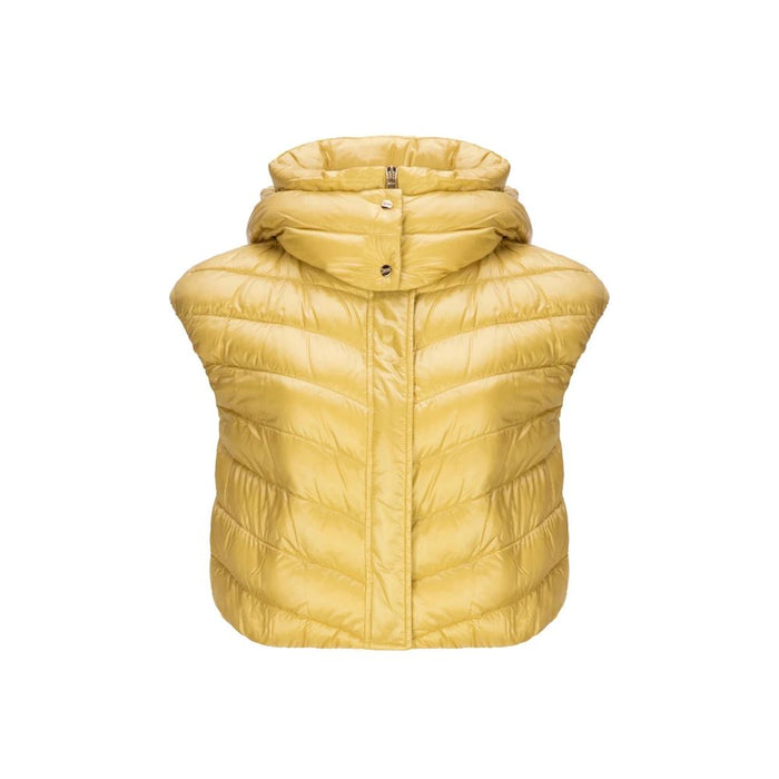 Herno 100% Polyamide; padding: 90/10 goose down and feathers vest in yellow