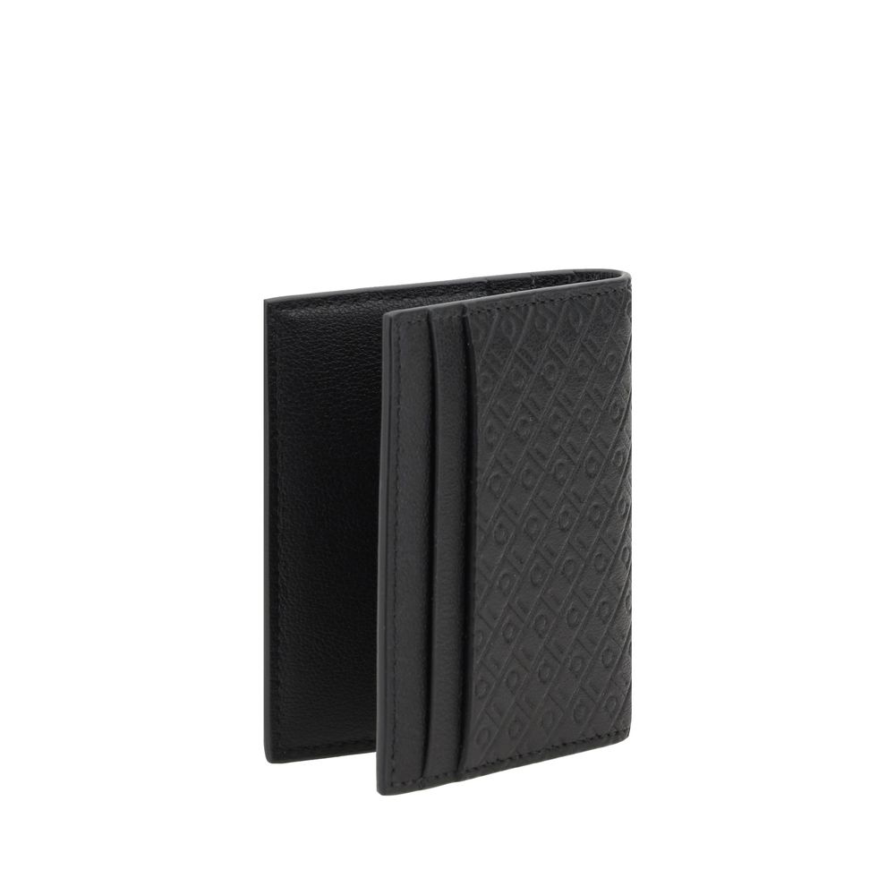 Ferragamo 100% Calf Leather Bos Taurus wallet in black — view 2