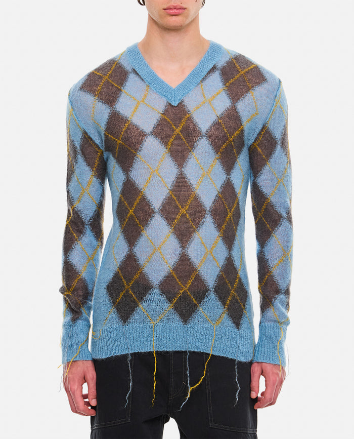 Marni Sweaters Clear Blue Mo Pa Wo