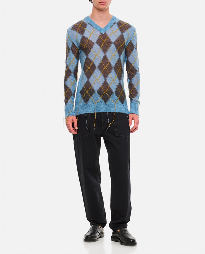 Marni Sweaters Clear Blue Mo Pa Wo