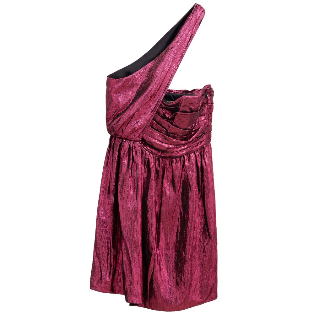 Saint Laurent 87% viscose dress in pink