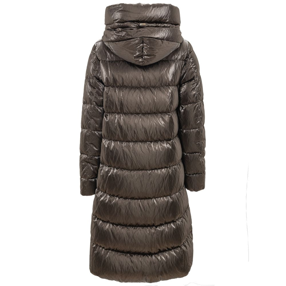 Herno 75% Viscose down jacket in silver — view 3