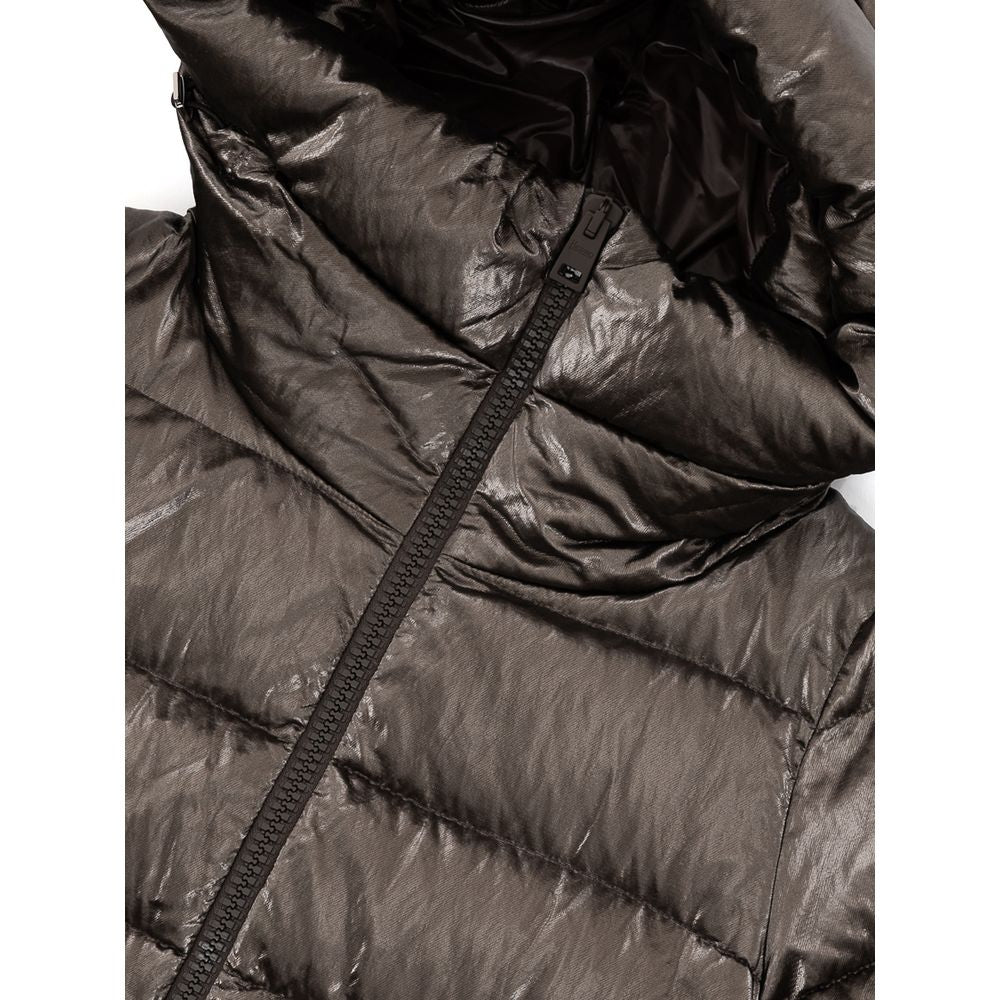 Herno 75% Viscose down jacket in silver — view 4
