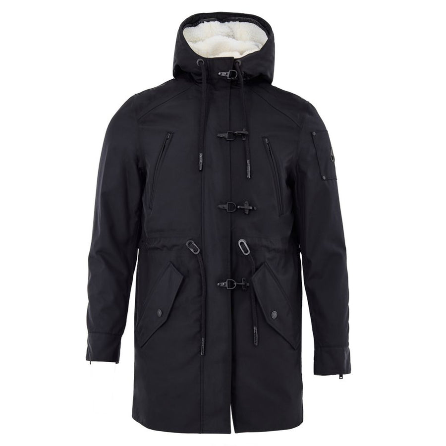 Moose Knuckles 74% Nylon coat in black