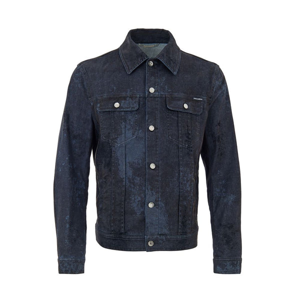 Dolce & Gabbana 98% Cotton jacket in navy