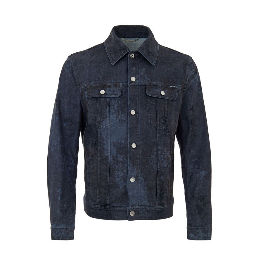 Dolce & Gabbana 98% Cotton jacket in navy