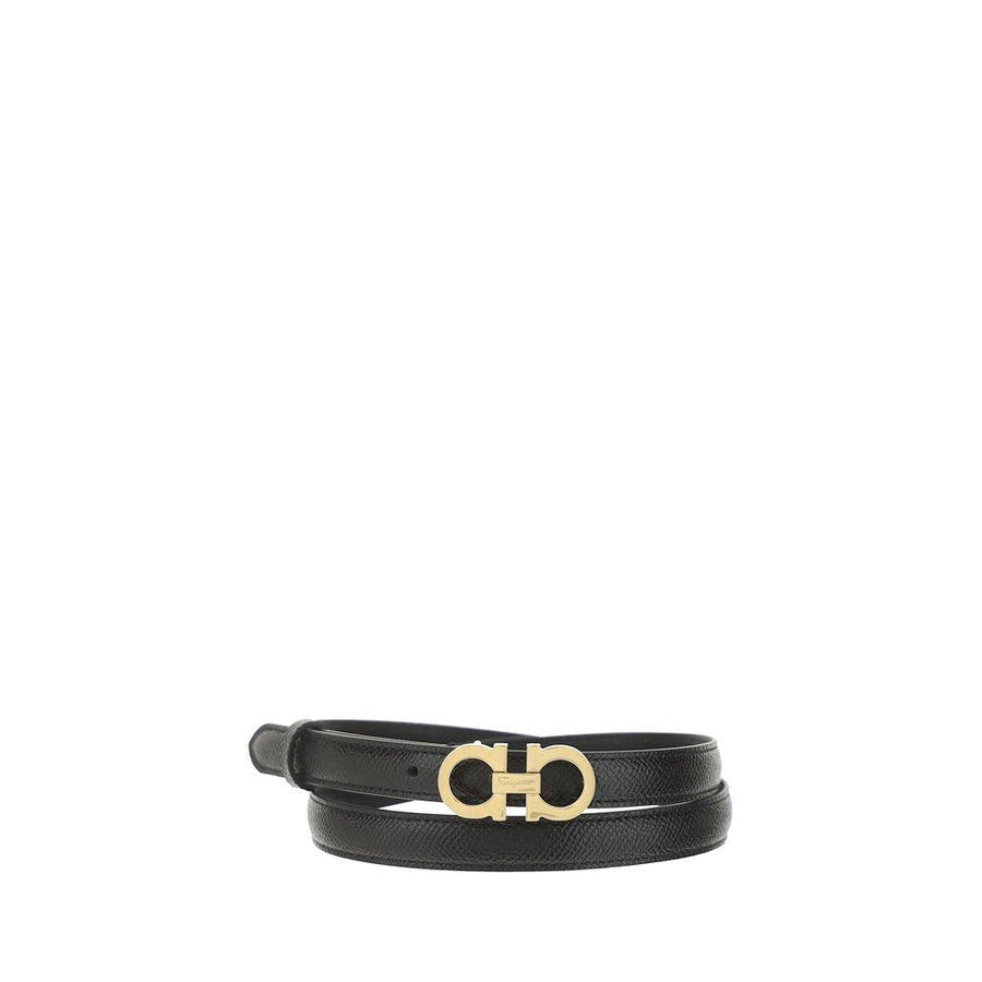 Ferragamo 100% Calf Leather Bos Taurus belt in brown