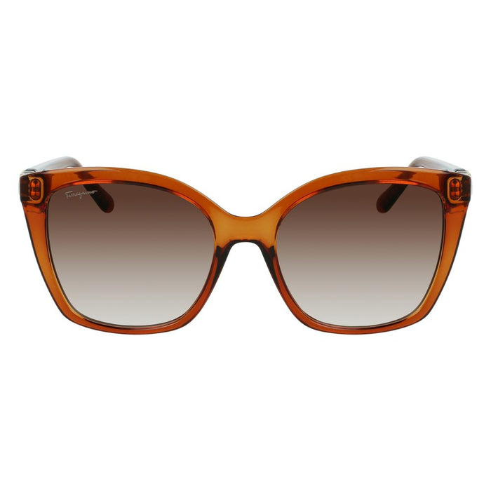 Brown Injected Sunglasses
