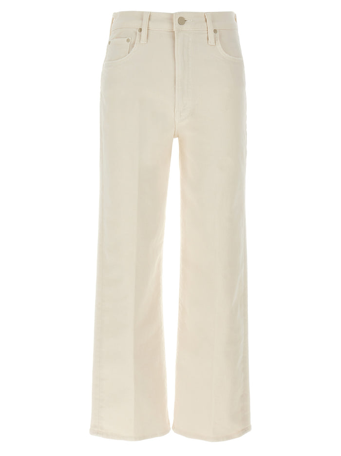 The Rambler Zip Ankle jeans White Cotton Polyester Ea