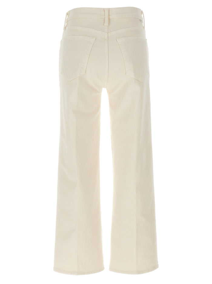 The Rambler Zip Ankle jeans White Cotton Polyester Ea