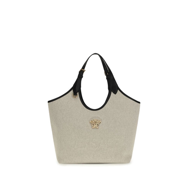 Versace 100% Cotton shoulder bag in beige