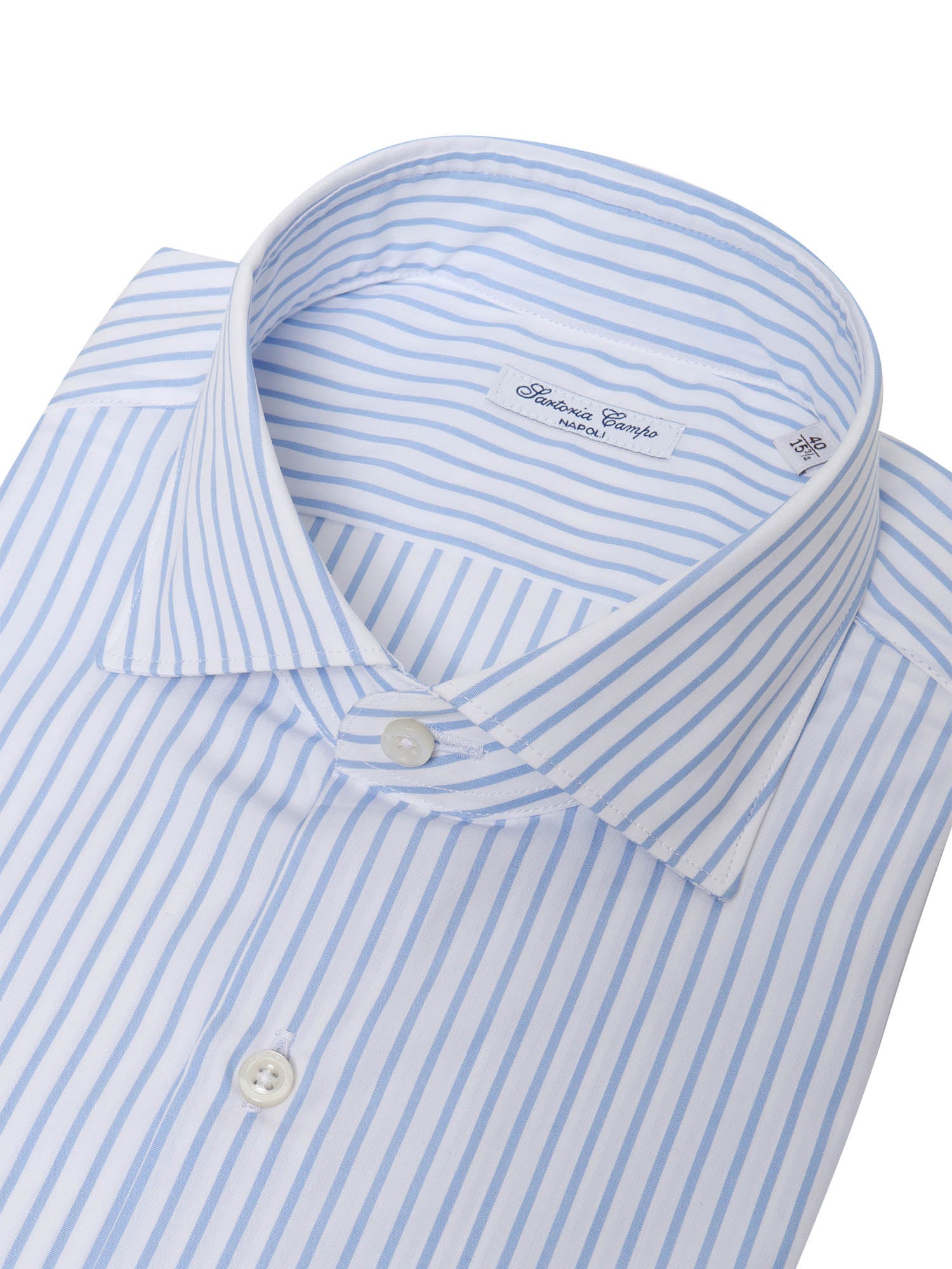 Classic shirt Light Blue Cotton Camicia Classica