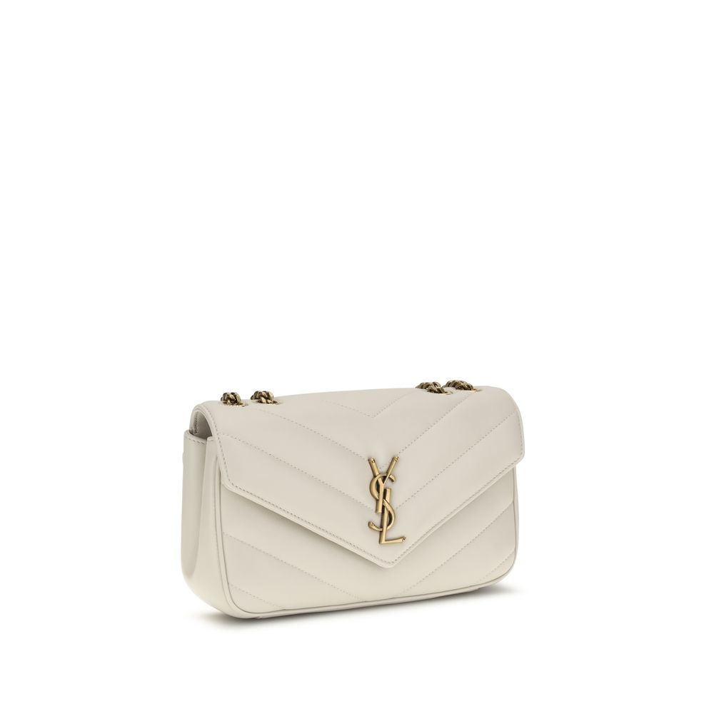 Beige Lamb Ovis Aries Shoulder Bag