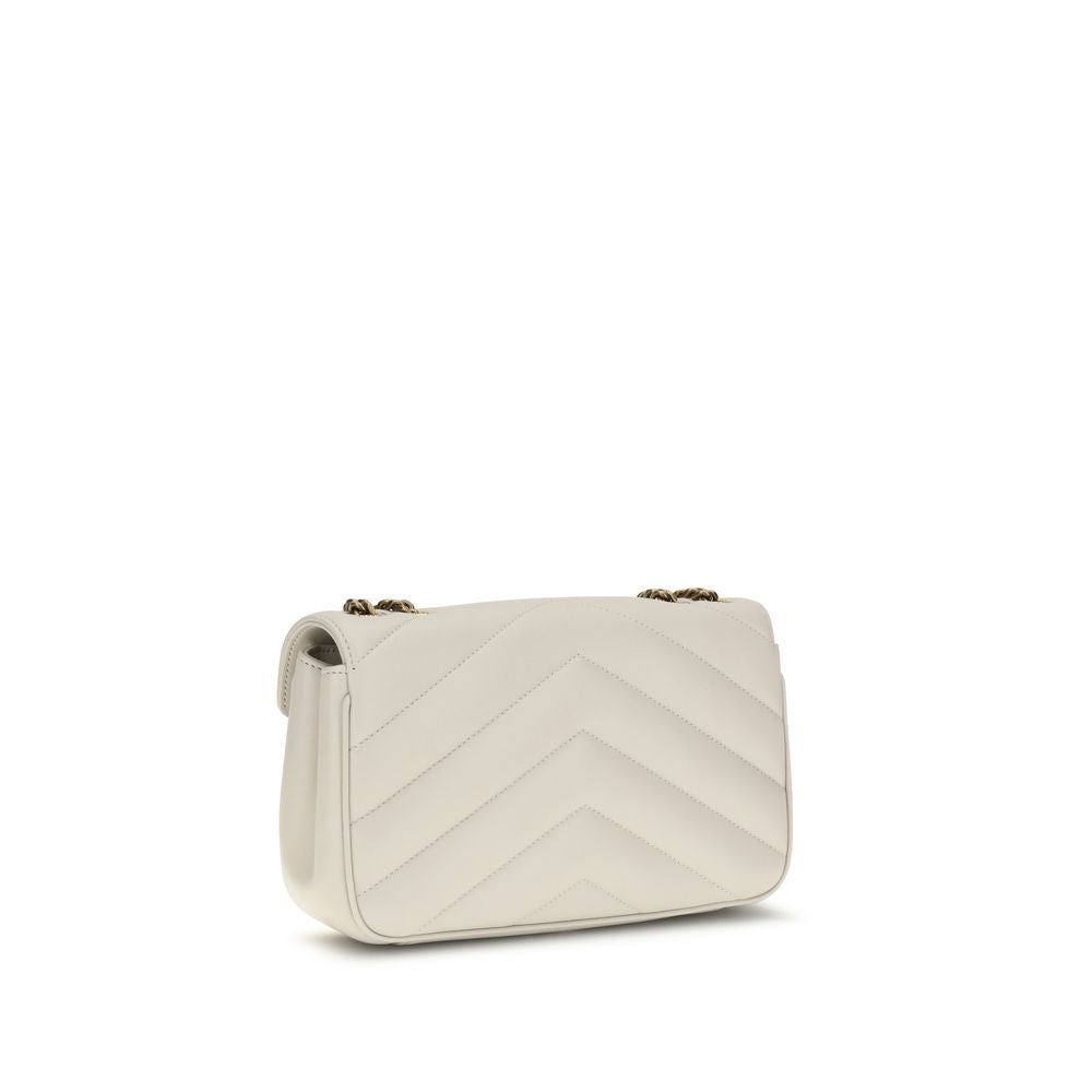 Saint Laurent 100% Lambskin shoulder bag in beige — view 3