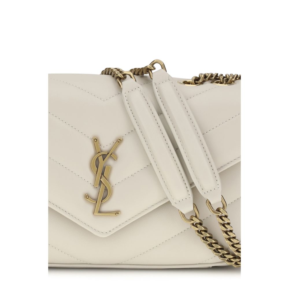 Beige Lamb Ovis Aries Shoulder Bag