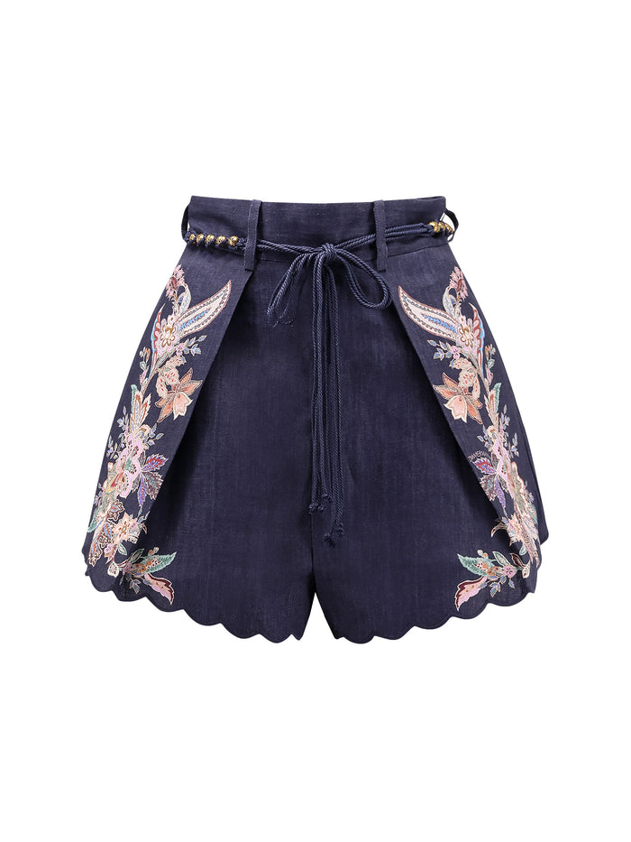 Zimmermann Rtw Navy Multi Paisley Lino
