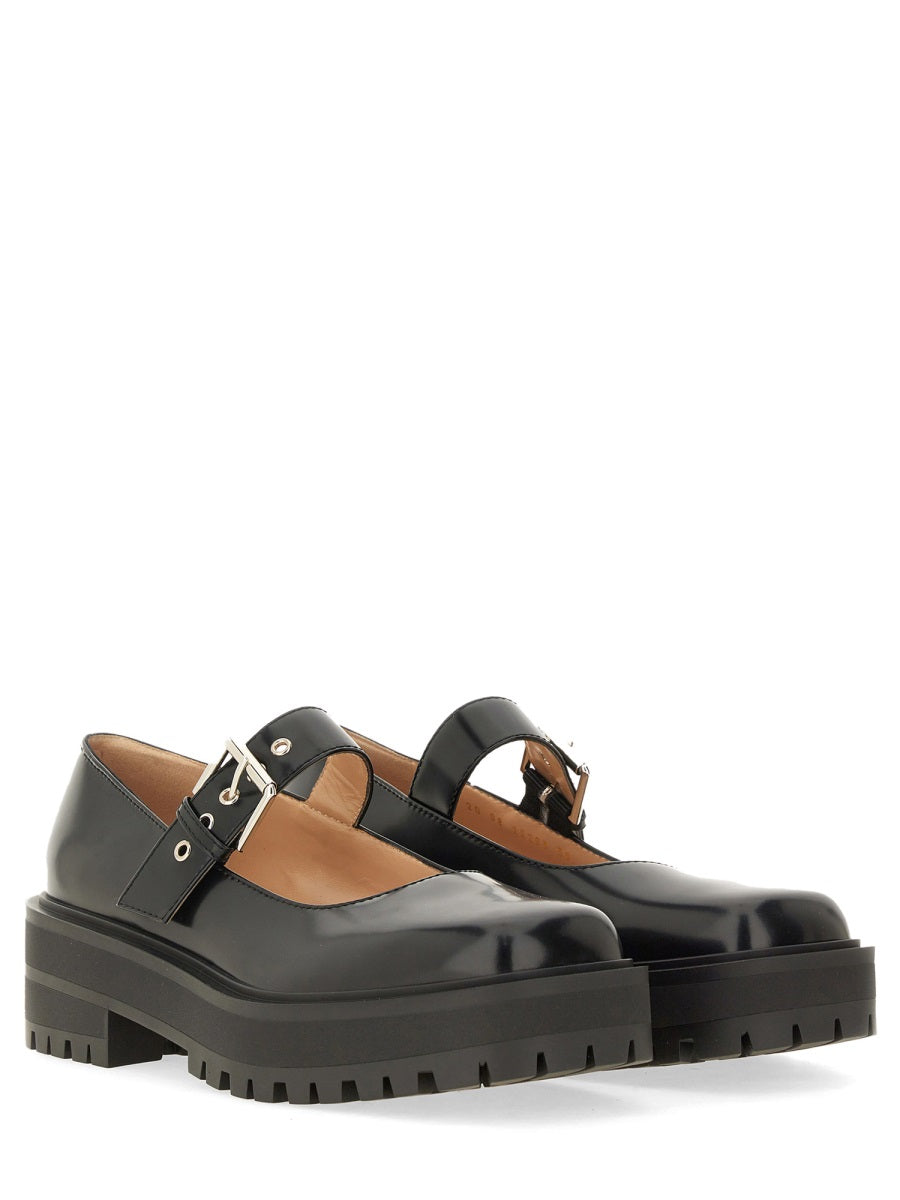 Leather Sandal Black