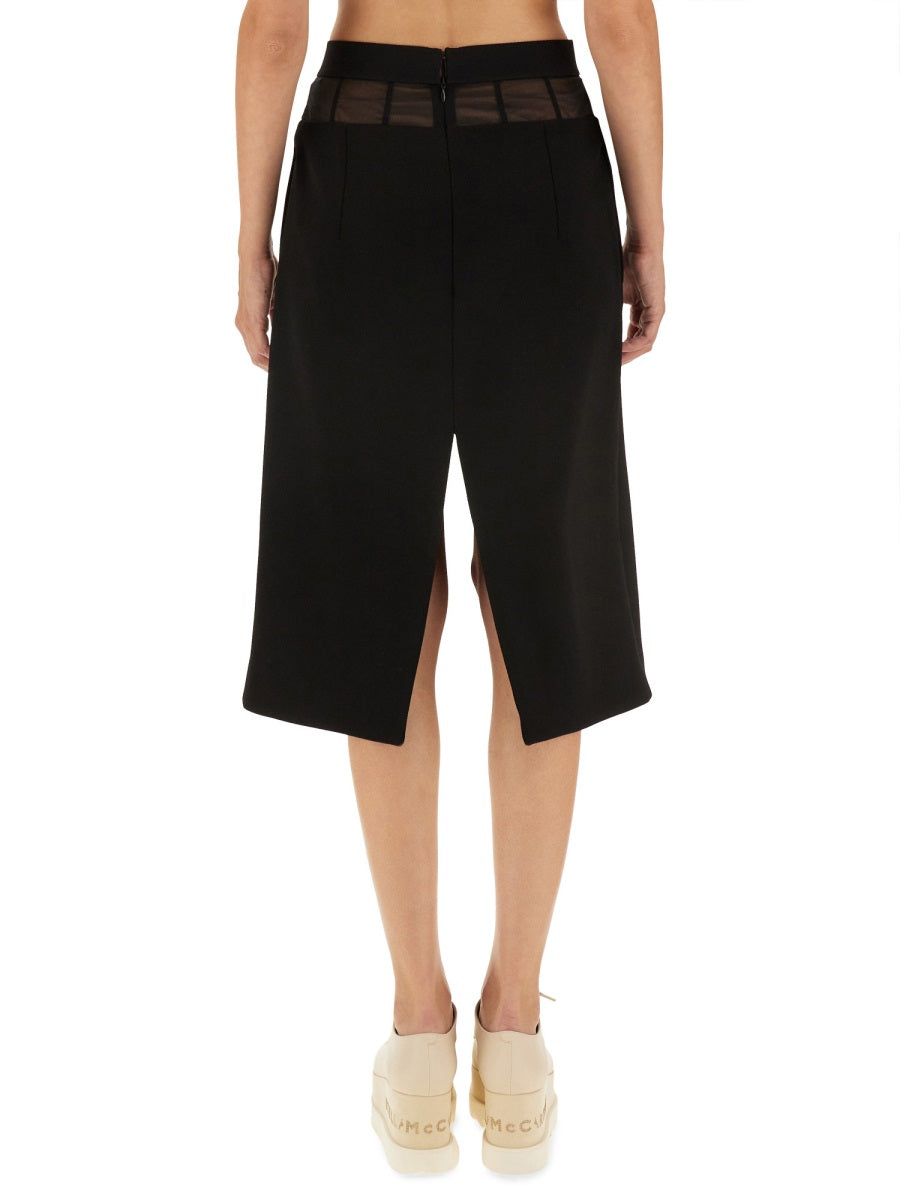 Wool Skirt Black