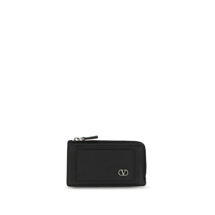 Valentino Garavani 100% Calf Leather Bos Taurus wallet in black