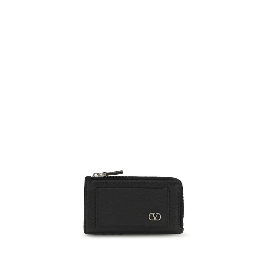Valentino Garavani 100% Calf Leather Bos Taurus wallet in black