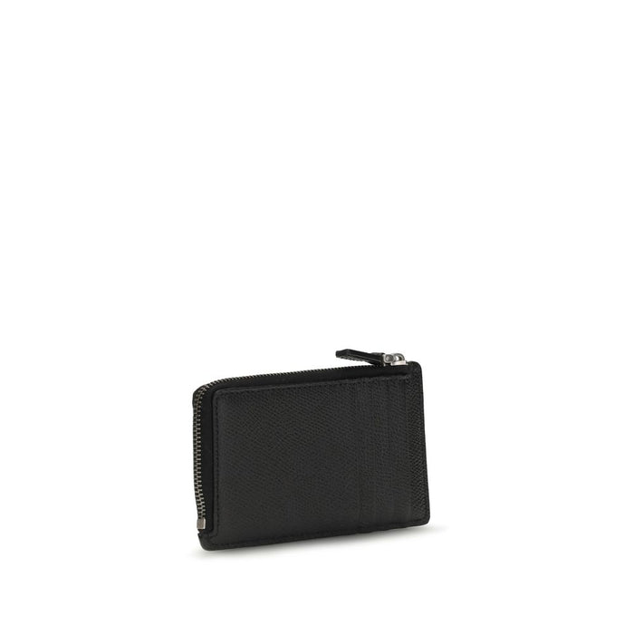 Valentino Garavani 100% Calf Leather Bos Taurus wallet in black — view 2
