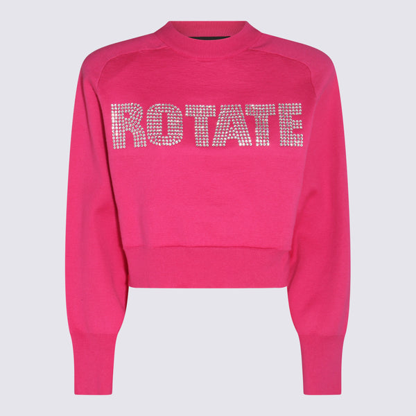 Rotate 95% Cotton sweater in pink
