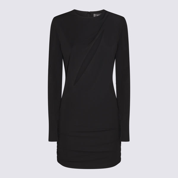 Versace 95% viscose dress in black