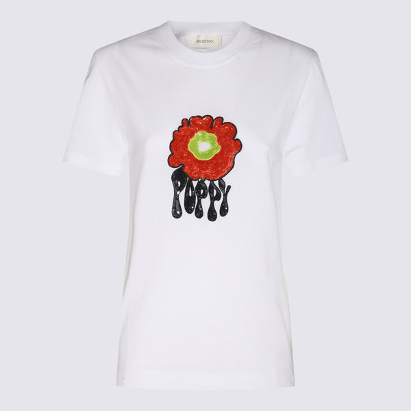 Sportmax 100% cotton t-shirt in white