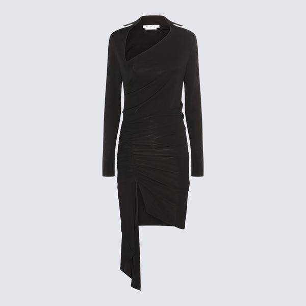 Off-White 95% Viscose dress in black