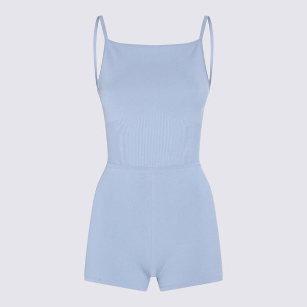 Max Mara 83% Viscose tank top in blue