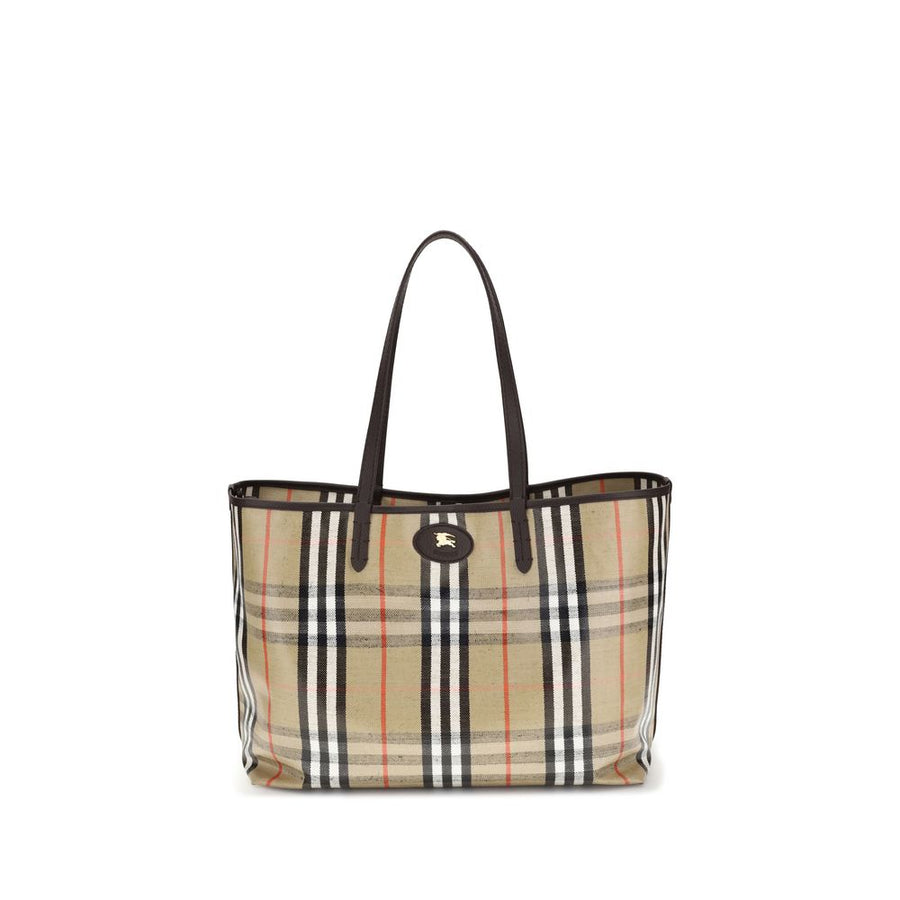 Burberry 69% Cotton tote bag in multicolor