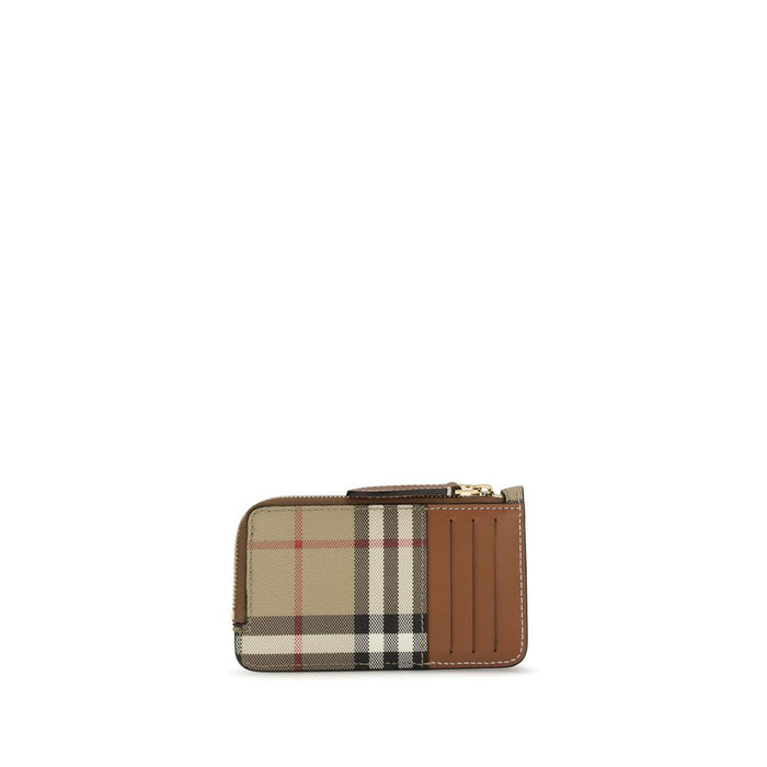 Burberry 55% Polyurethane card case in beige — view 2