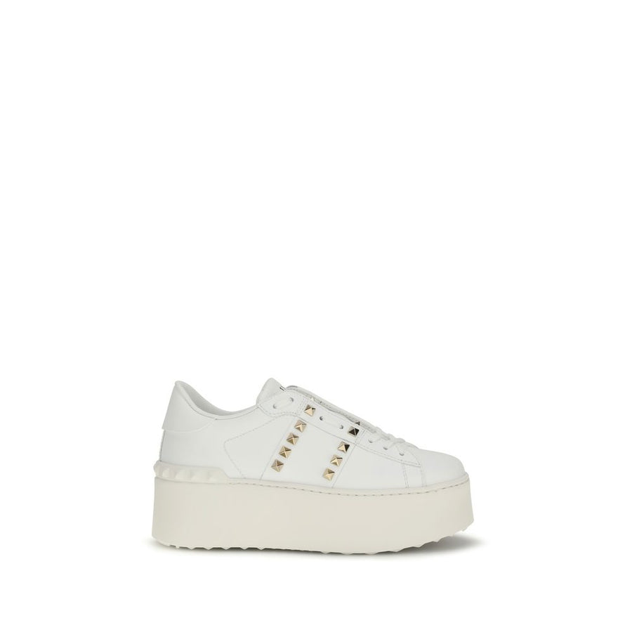 Valentino Garavani Upper: 100% Calf Leather Bos Taurus; Sole: 100% Rubber platform sneaker in white