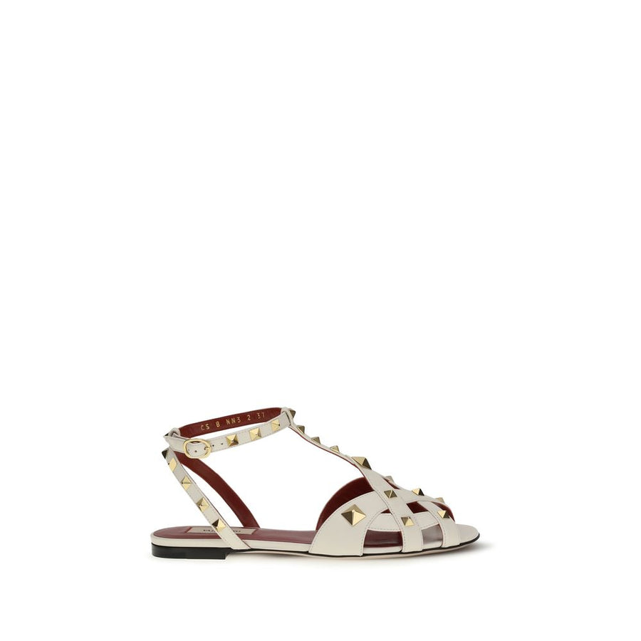 Valentino Garavani Upper: 100% Goatskin; Sole: 100% Calf Leather sandals in beige