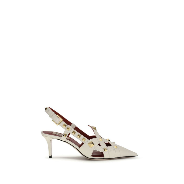 Valentino Garavani Upper: 100% Goatskin; Sole: 100% Calf Leather pump in beige