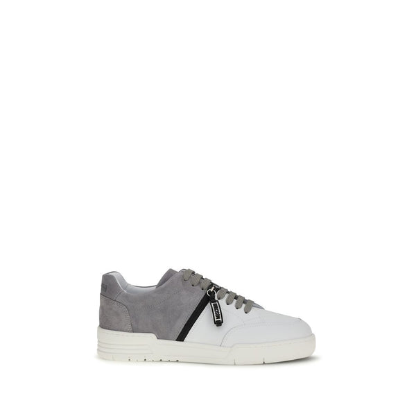 Moschino Upper 100% Calf Leather Bos Taurus sneaker in gray