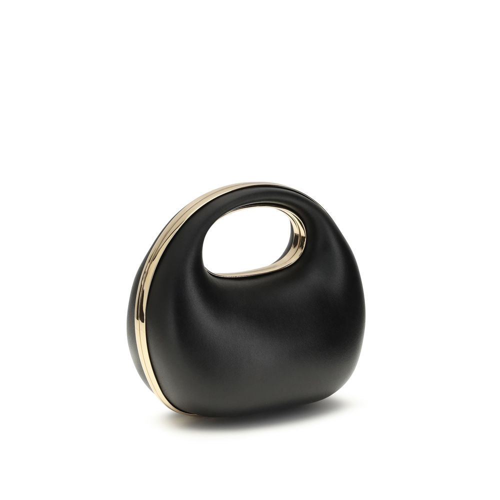 Black Calf Leather Bos Taurus Handbag Bag