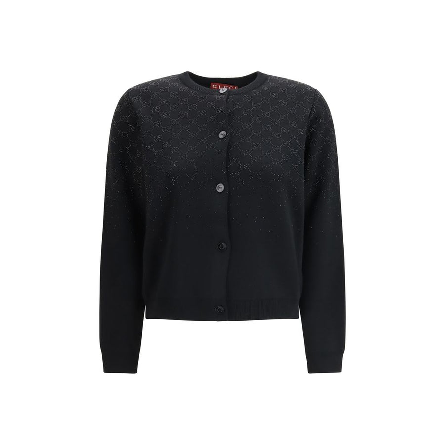Gucci 78% Wool 22% Viscose cardigan in black
