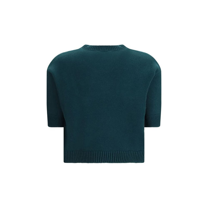 Gucci 100% Wool sweater in green — view 2