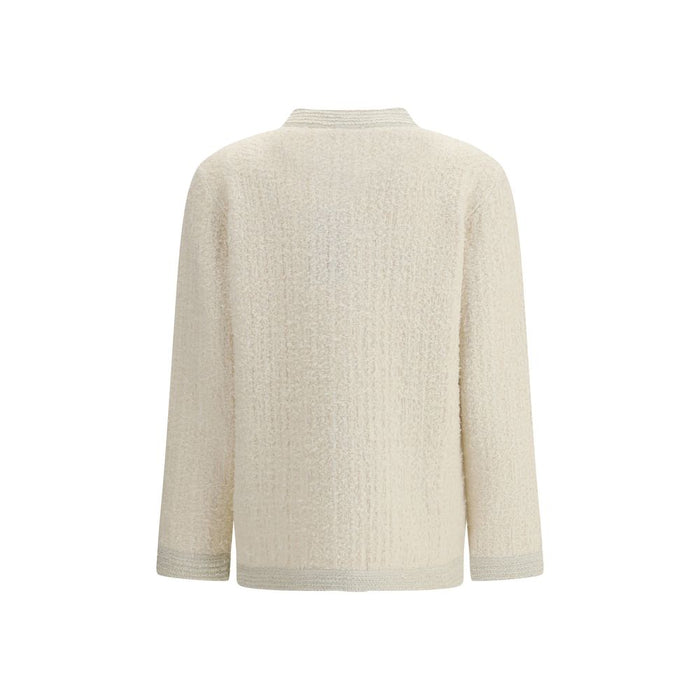 Gucci 51% Wool cardigan in beige — view 2