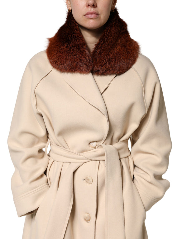 Dolce & Gabbana Mink Fur scarf in brown