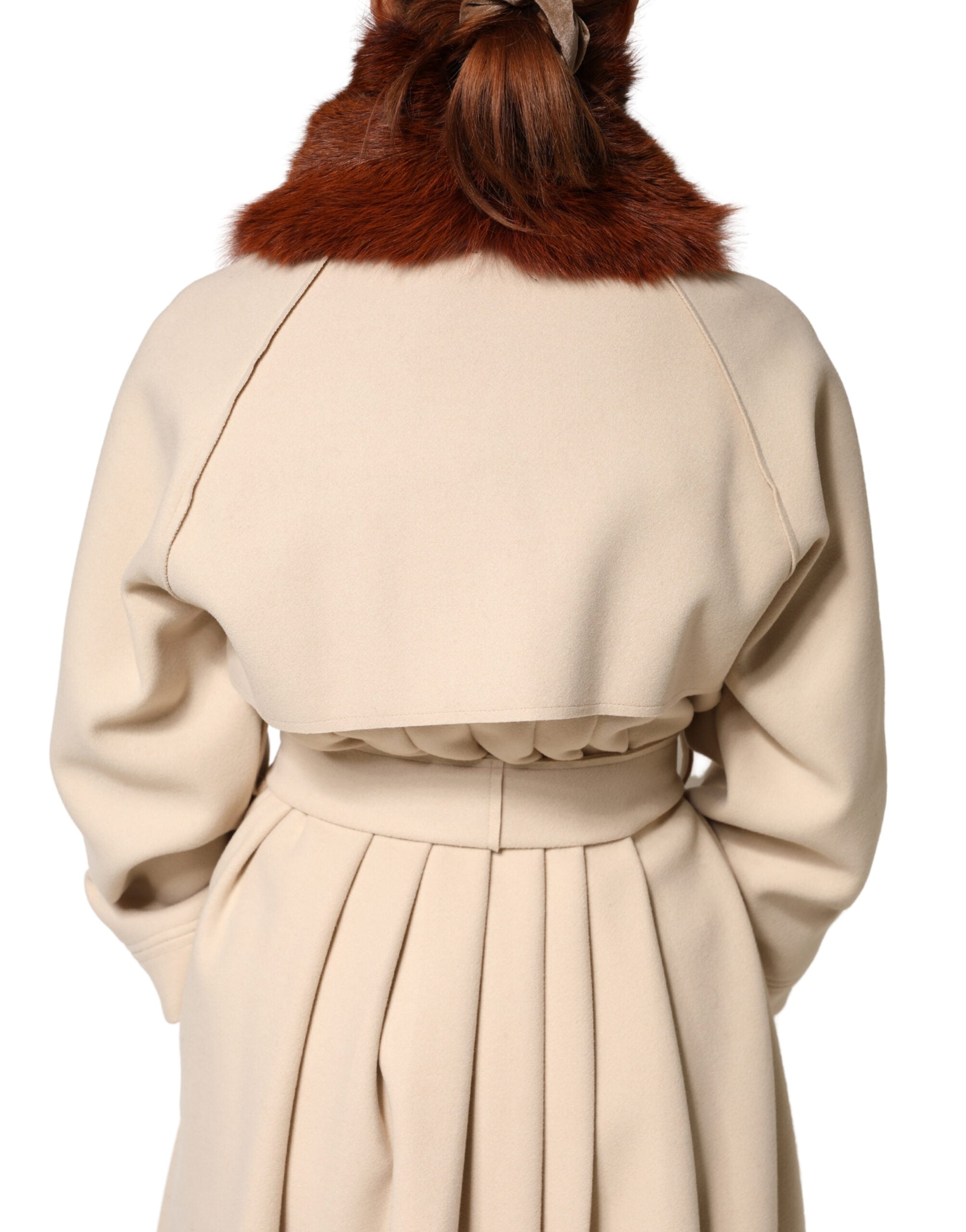 Dolce & Gabbana Mink Fur scarf in brown — view 3