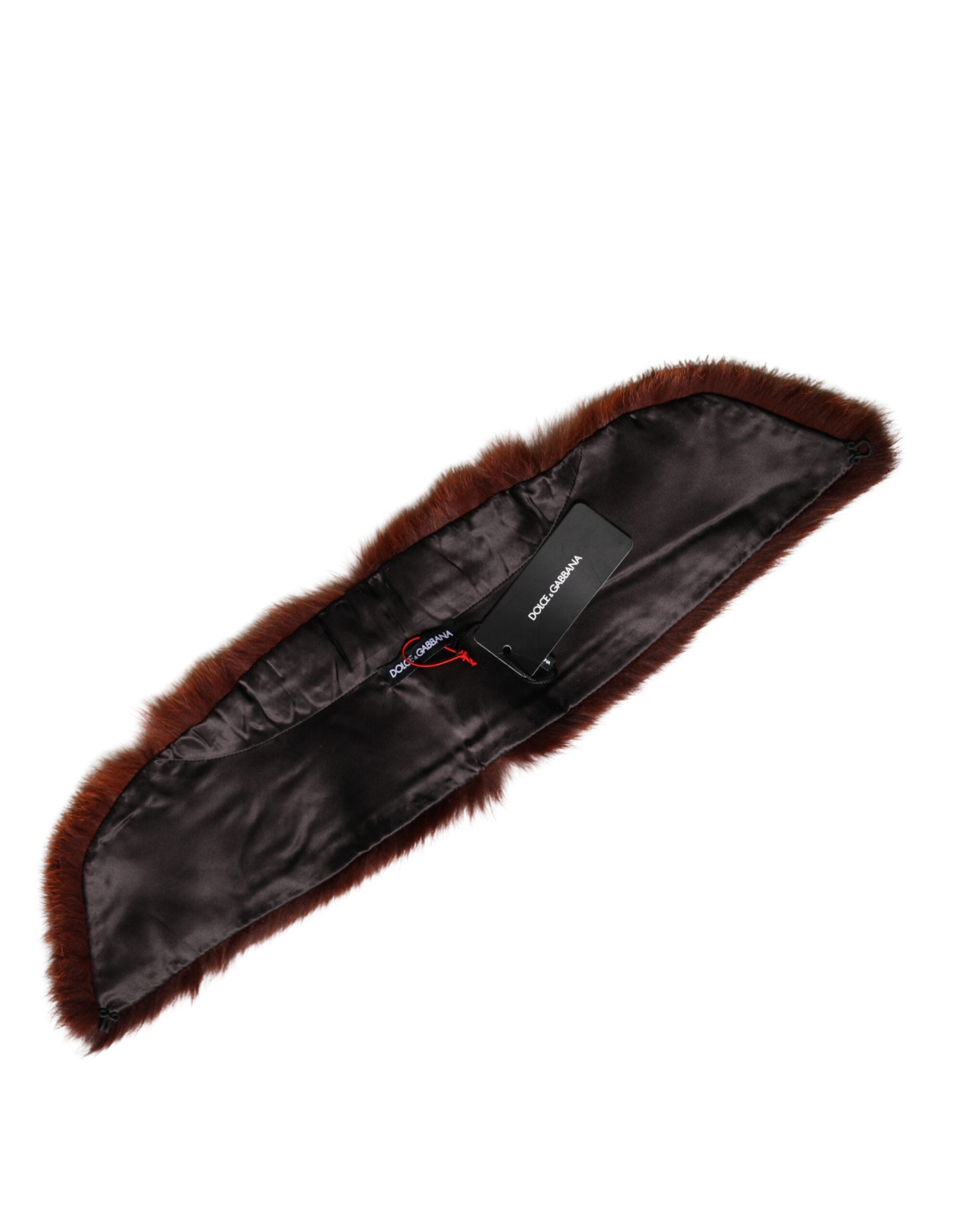 Dolce & Gabbana Mink Fur scarf in brown — view 8