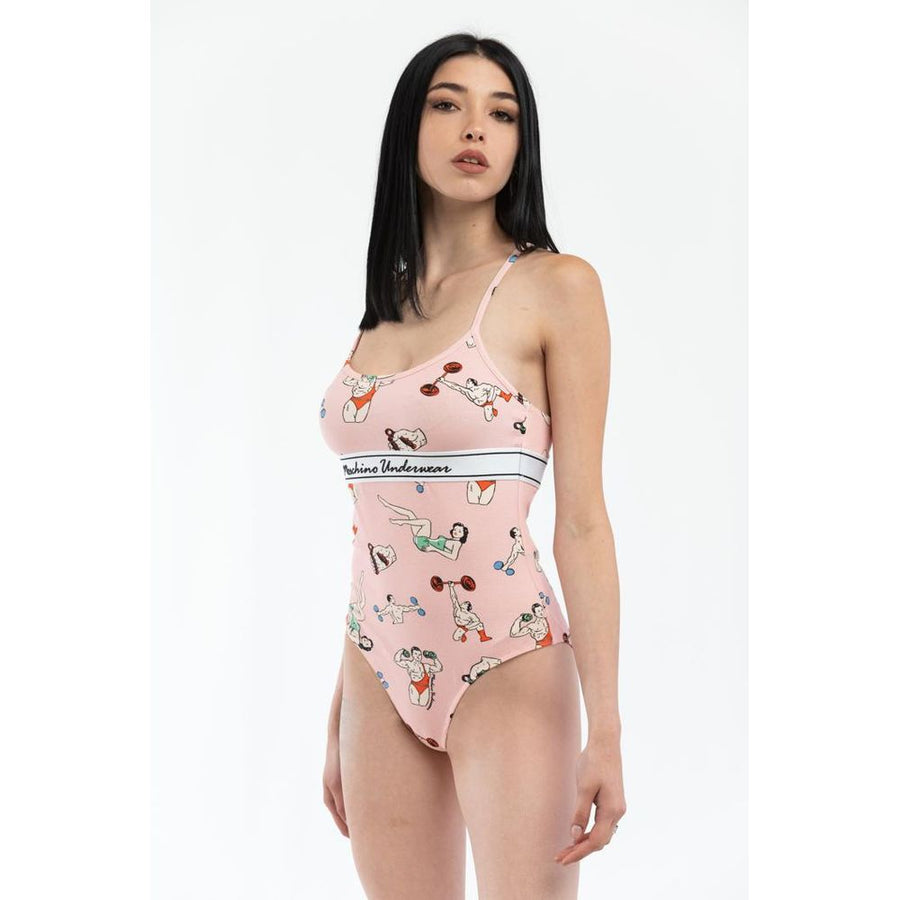 Moschino bodysuit in pink