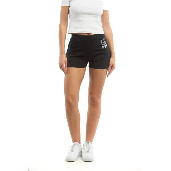Moschino 95% Cotton shorts in black