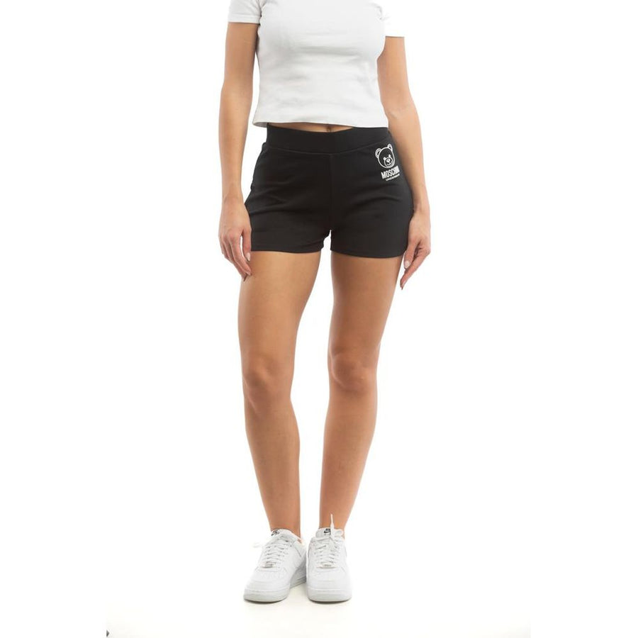 Moschino 95% Cotton shorts in black